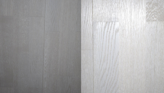 parquet rovere sbiancato grigio